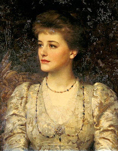 Lady Palmer Frank Dicksee